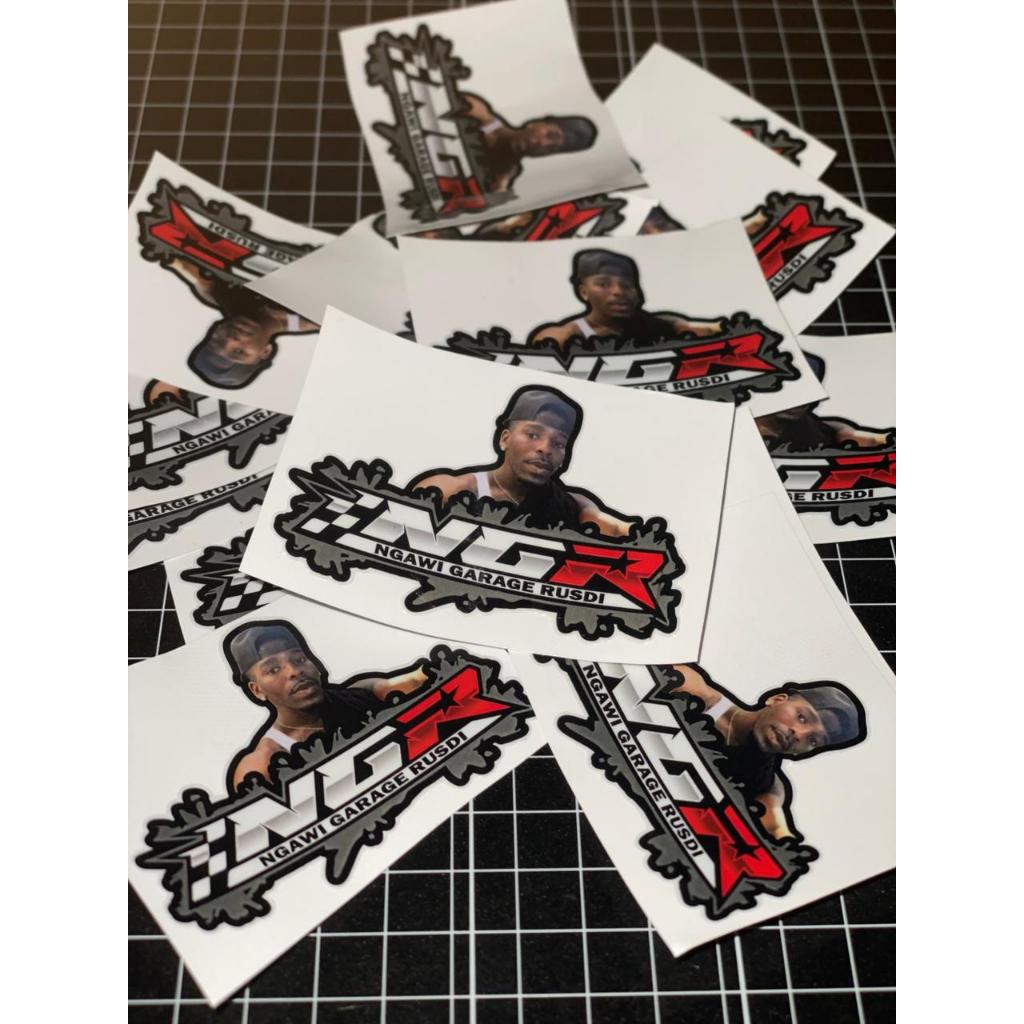 Jual STIKER KING RUSDI - Stiker NGR - Ngawi Garage Rusdi - Premium ...