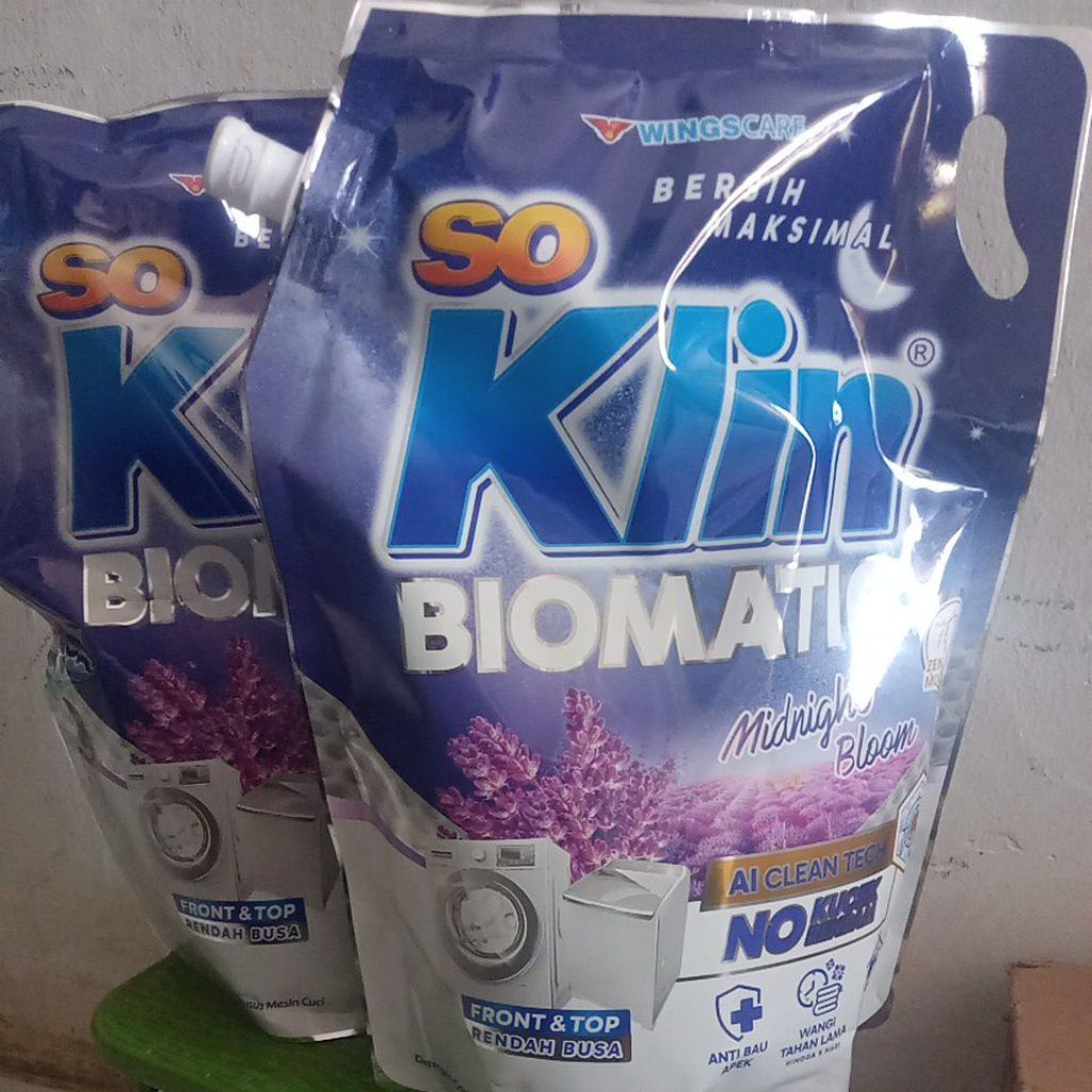 Jual So Klin Liquid Biomatic Midnight Bloom 1,45L | Shopee Indonesia
