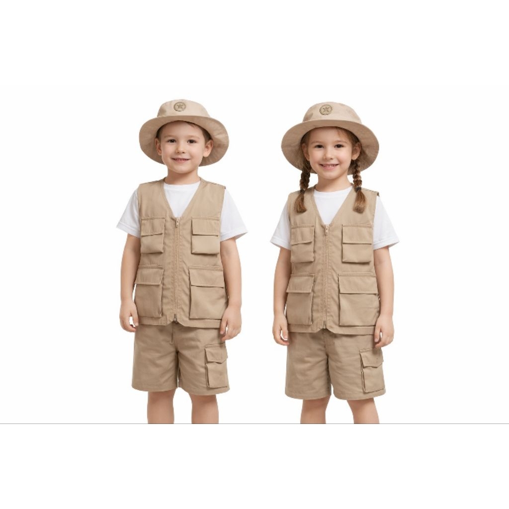 Jual Stelan Rompi Safari Anak Rompi Zookepers Rompi Petualangan ...