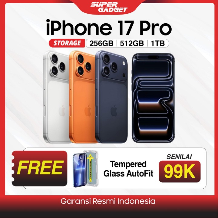 iPhone 17 Pro [256GB] [512GB] [1TB] [RESMI]