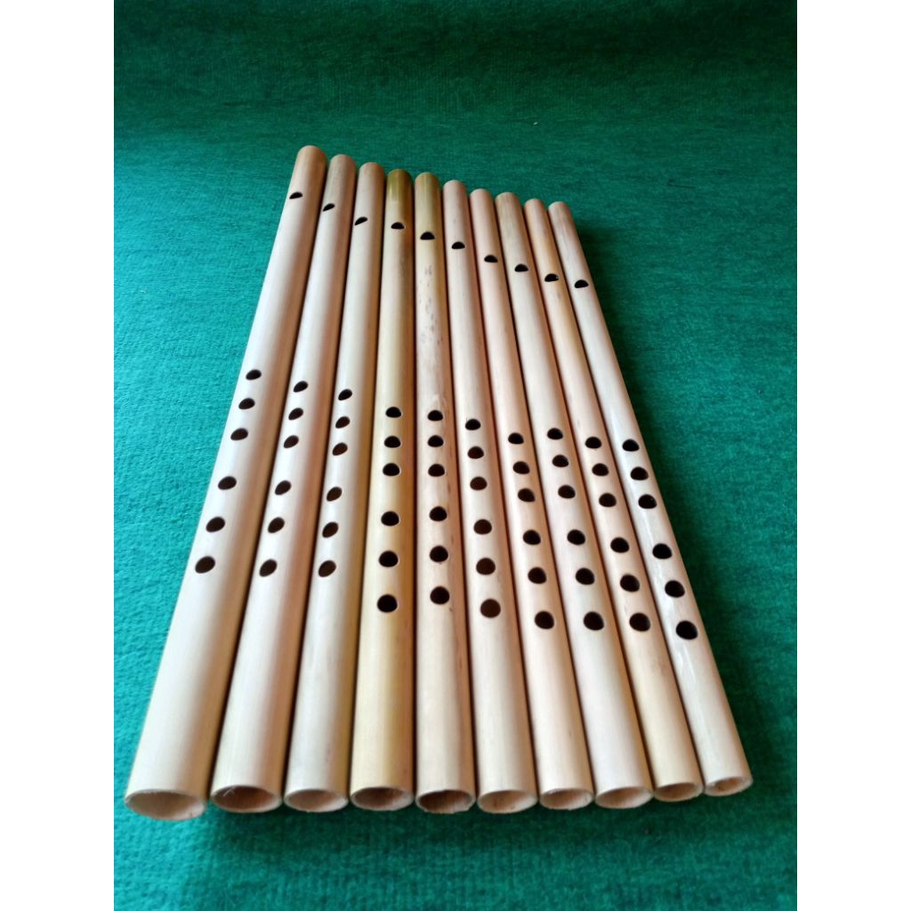 Jual 1 set suling isi 10 untuk belajar nada f,g,d bess | Shopee Indonesia