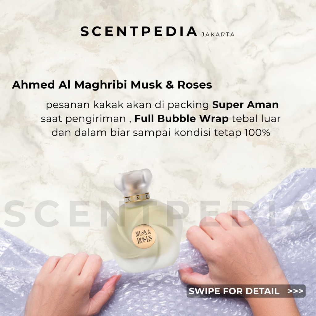 Jual AHMED AL MAGHRIBI Musk & Roses ExDP 75ml – Parfum Wanita Original ...