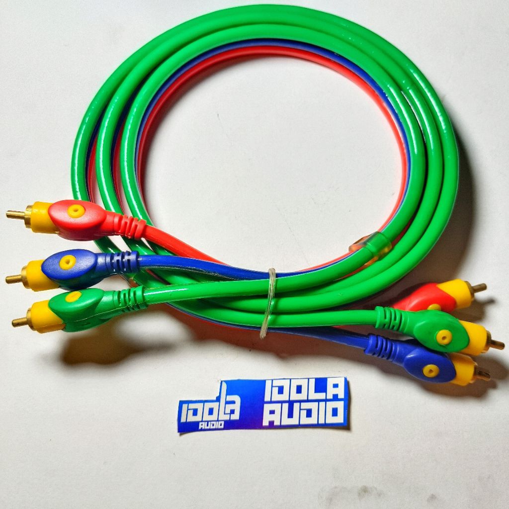 Jual Kabel 3 RCA - 3 RCA 1.5 M Kabel Besar C - 388 OCTOPUS | Shopee ...