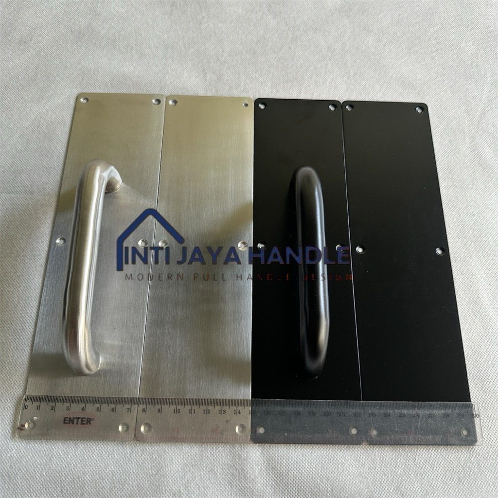 Jual Push Plate Handle Pintu Pull Plate PUSH PLAT Stainless Steel push ...