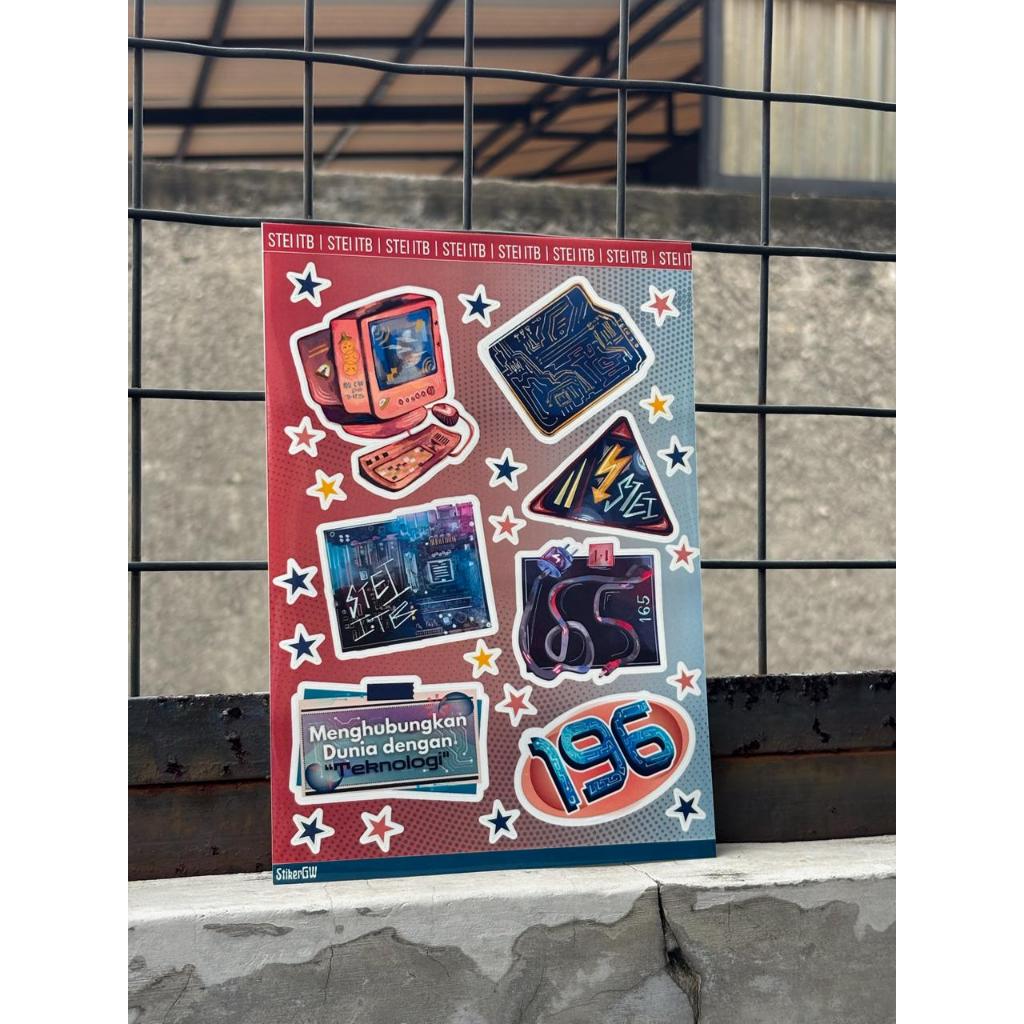 Jual [BERIZIN RESMI] Sticker Pack STEI ITB | STIKER SEKOLAH TEKNIK ...