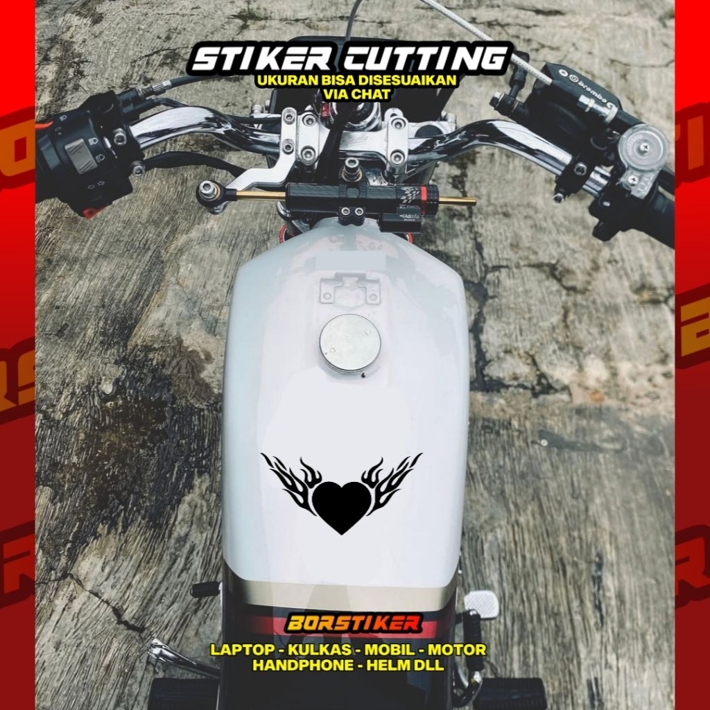 Jual STIKER TANGKI BENSIN RX KING 11 STICKER CUTTING CUSTOM TRANSPARAN ...
