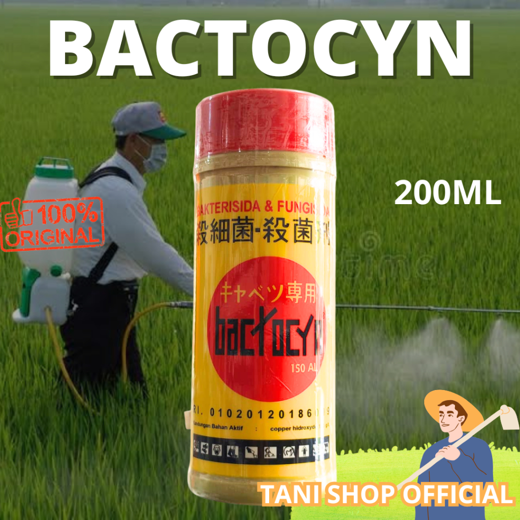 Jual BACTOCYN 150 AL 200 ML BAKTERISIDA / FUNGISIDA OBAT LAYU BAKTERI ...