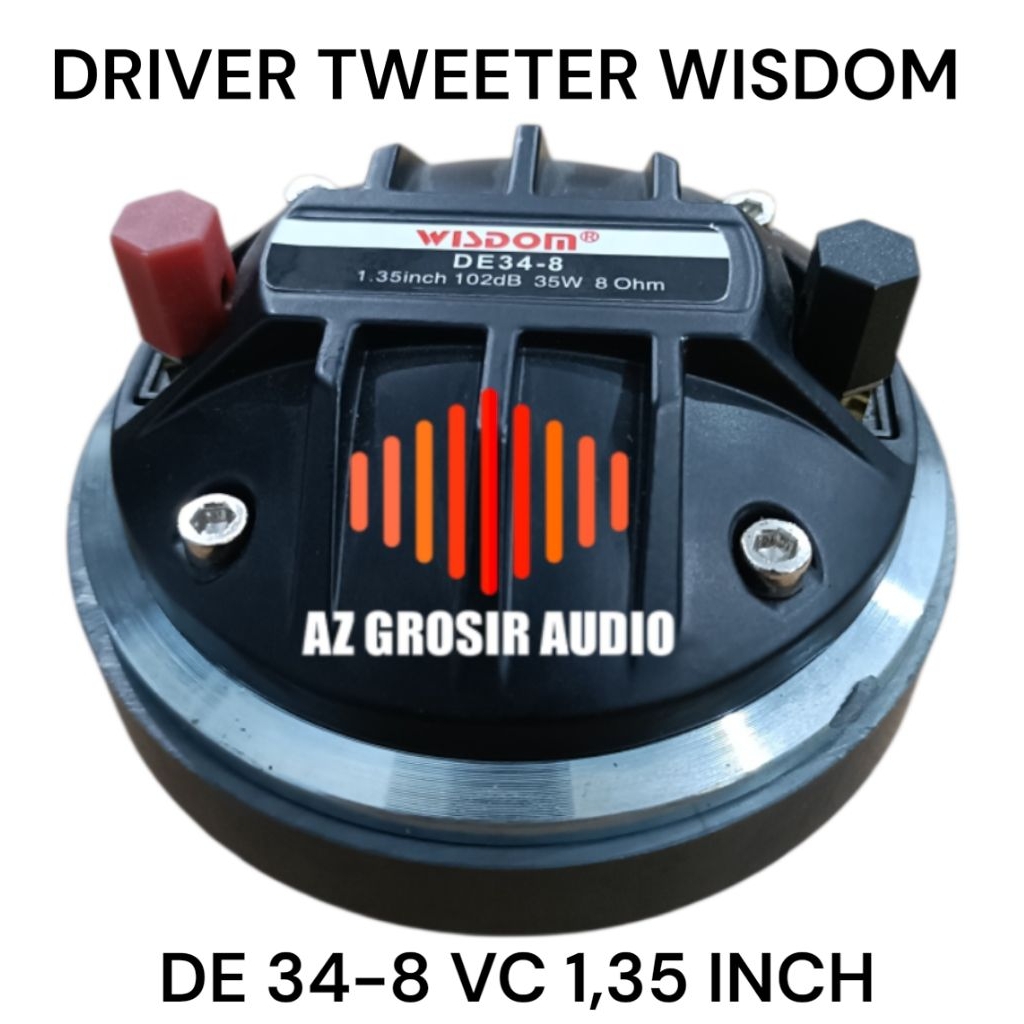 Jual driver Tweeter Wisdom de34-8 tweeter wisdom de 34-8 tweeter wisdom ...