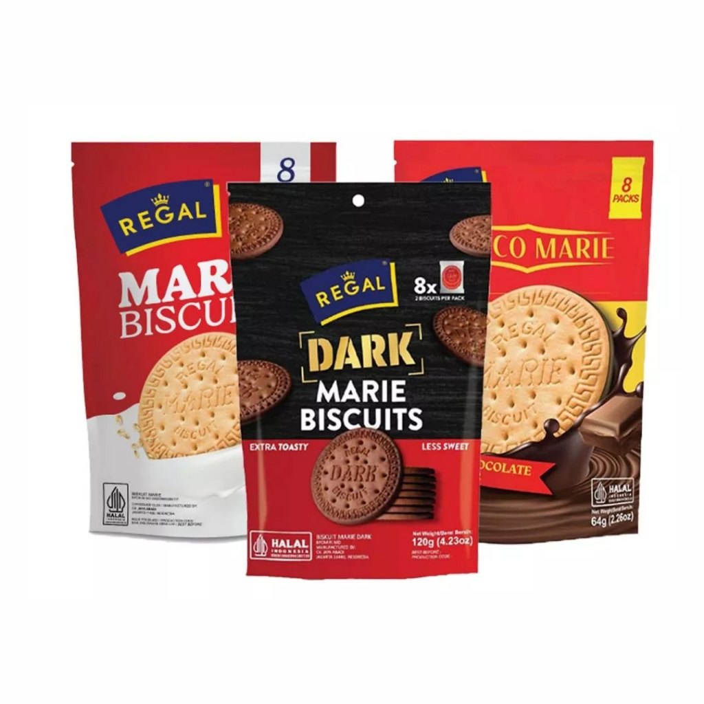 Jual Regal Marie Biskuit Pouch isi 8 sachets - Marie Biskuit | Choco ...
