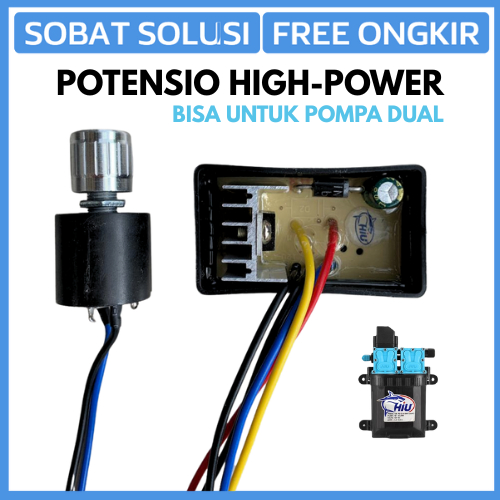 Jual Potensio Dual Speed Controller High-Power 12V DC Bisa Untuk Pompa ...