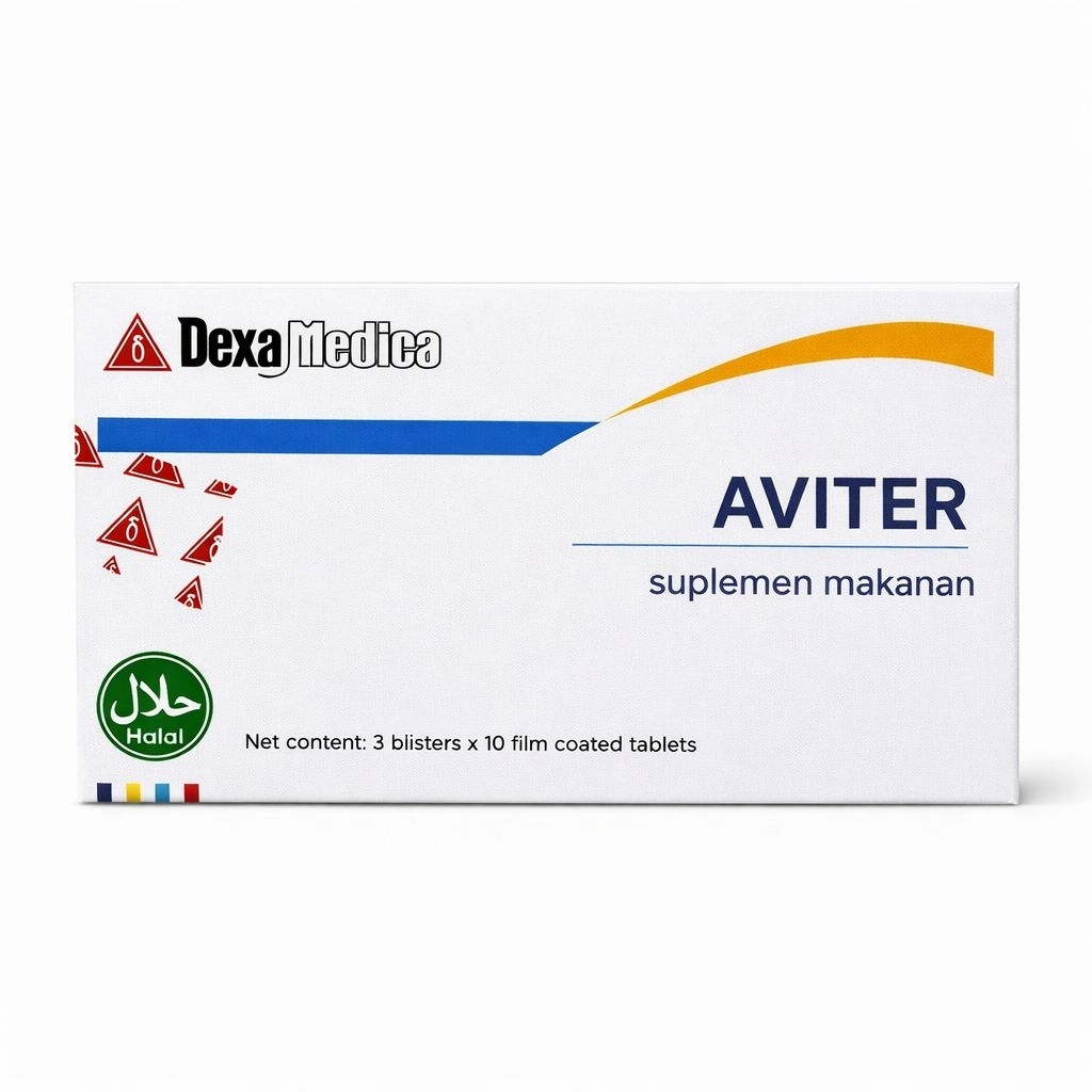 Jual AVITER Suplemen makanan isi 30 tablet | Shopee Indonesia