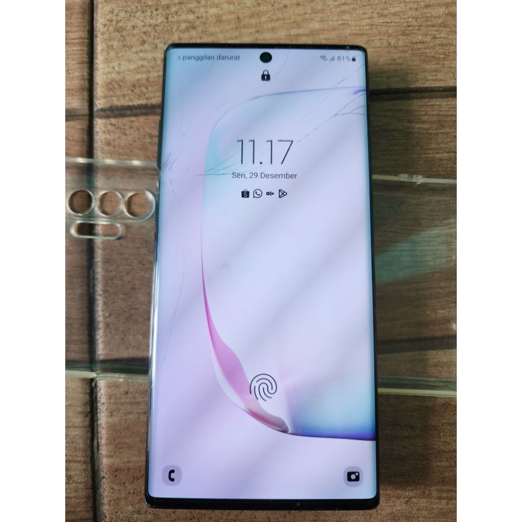 Jual samsung Note 10 plus dual sim 12/512 ex resmi SEIN layak pakai ...