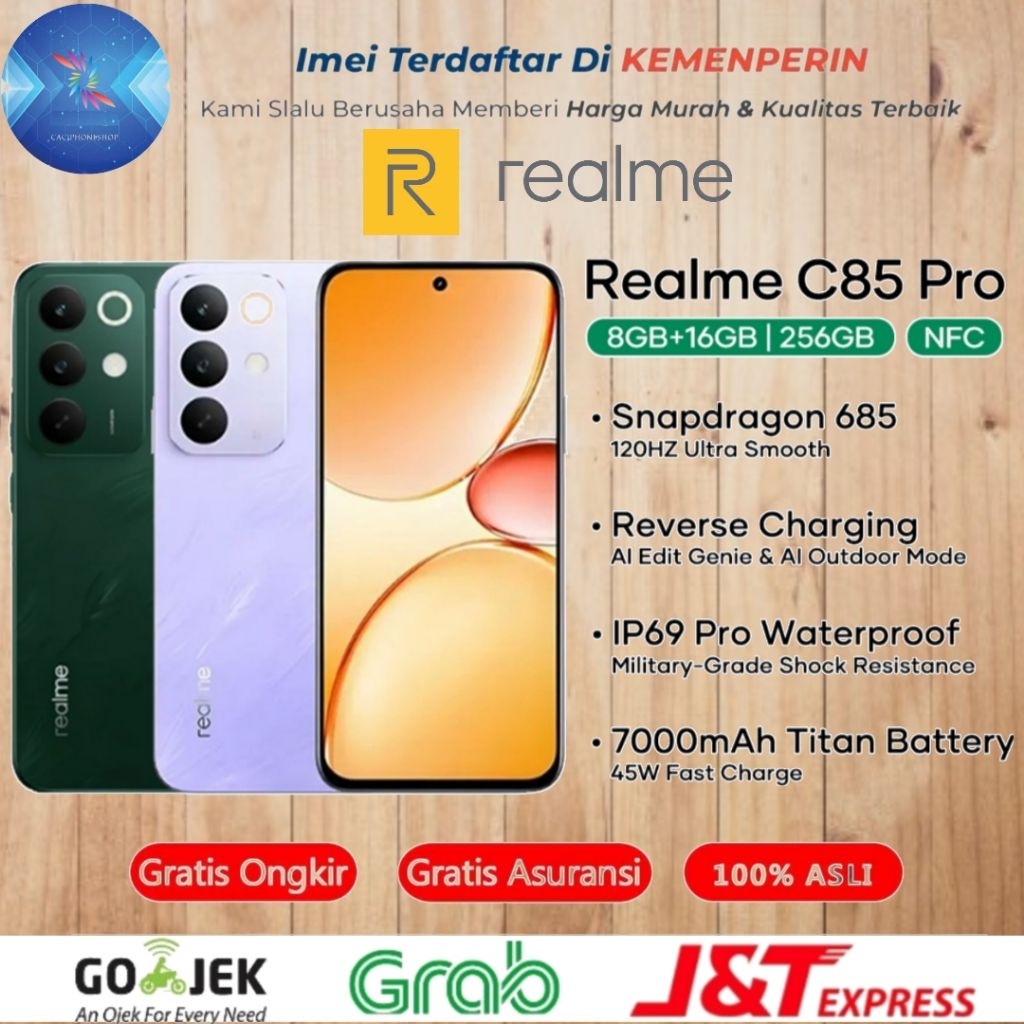 Jual Realme C85 Pro Ram 8GB Memory 256GB 8/256GB Garansi Resmi Realme 1 ...