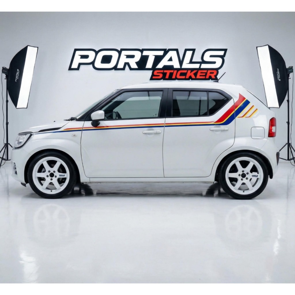Jual STRIPPING MOBIL IGNIS RACING LOOK/SUZUKI IGNIS STICKER/DECAL ...