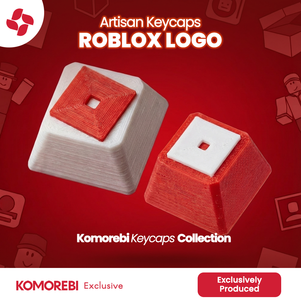 Jual Keycap Artisan Roblox Logo Komorebi untuk Mechanical Keyboard ...