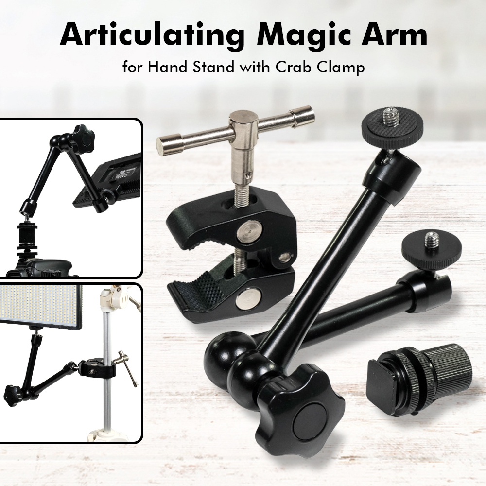 Jual Magic Arm Long for Hand Stand with Crab Clamp - JT10002 - Black ...