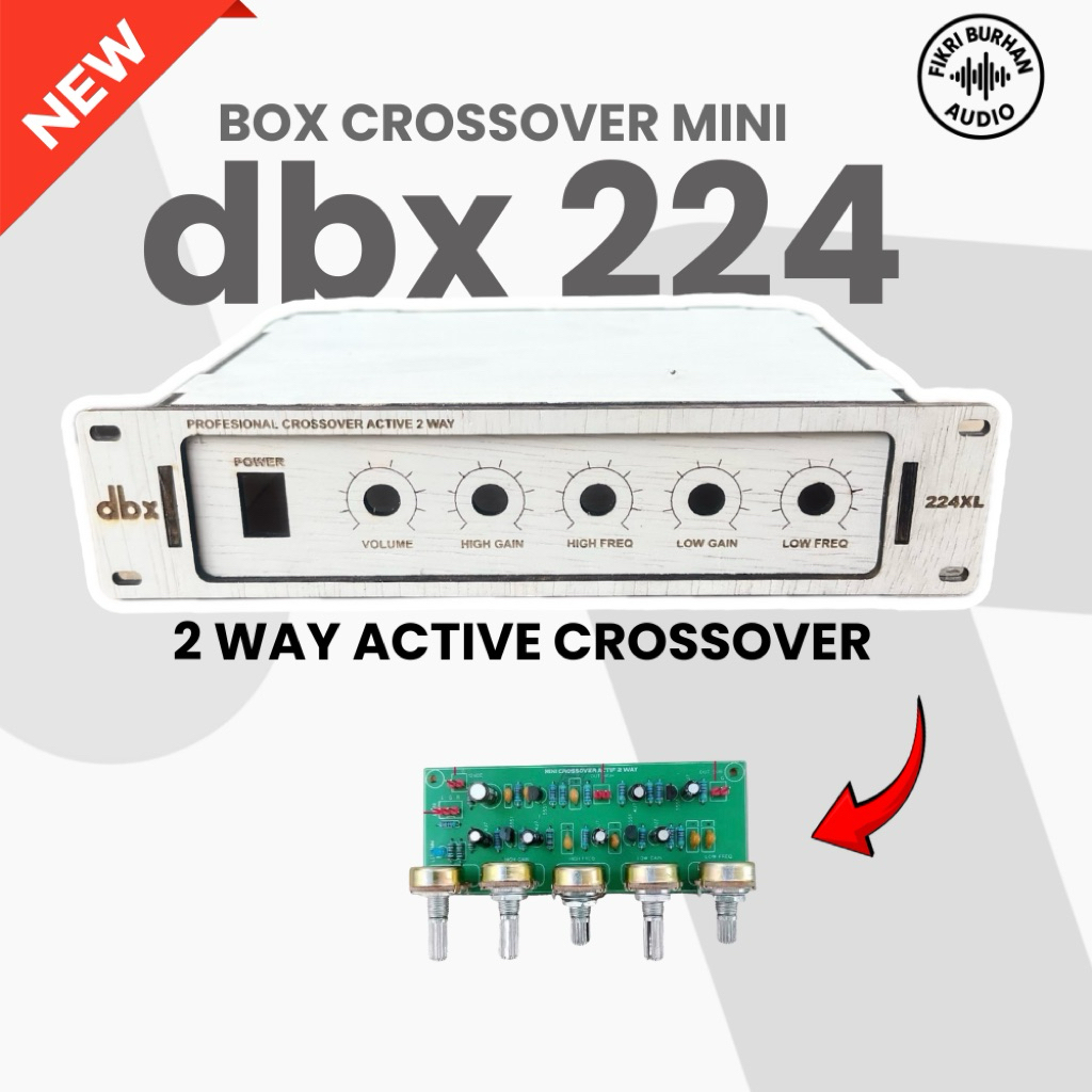 Jual Box Crossover Mini DBX 224XL | Crossover Mini Active 2 Way Presisi ...