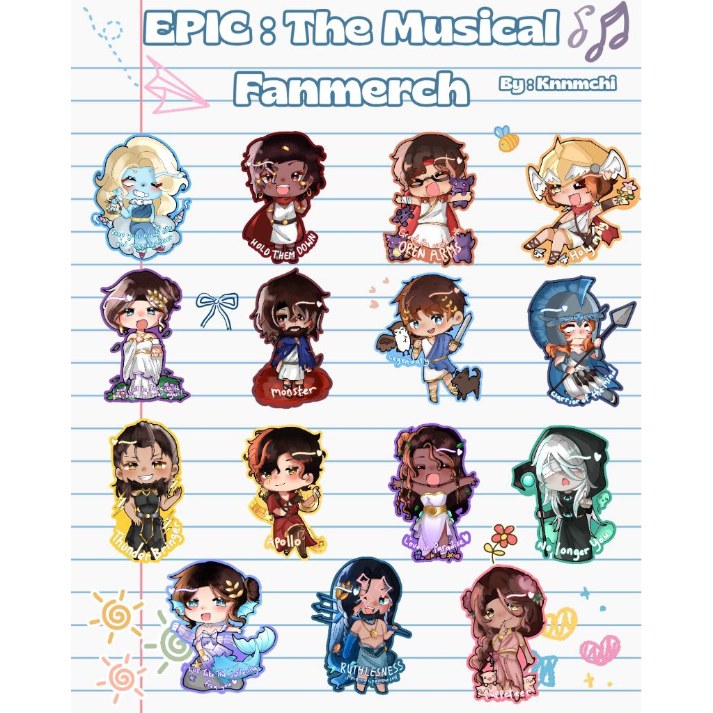 Jual EPIC : The musical fanmerch | 2 side keychain | BACA DESKRIPSI ...