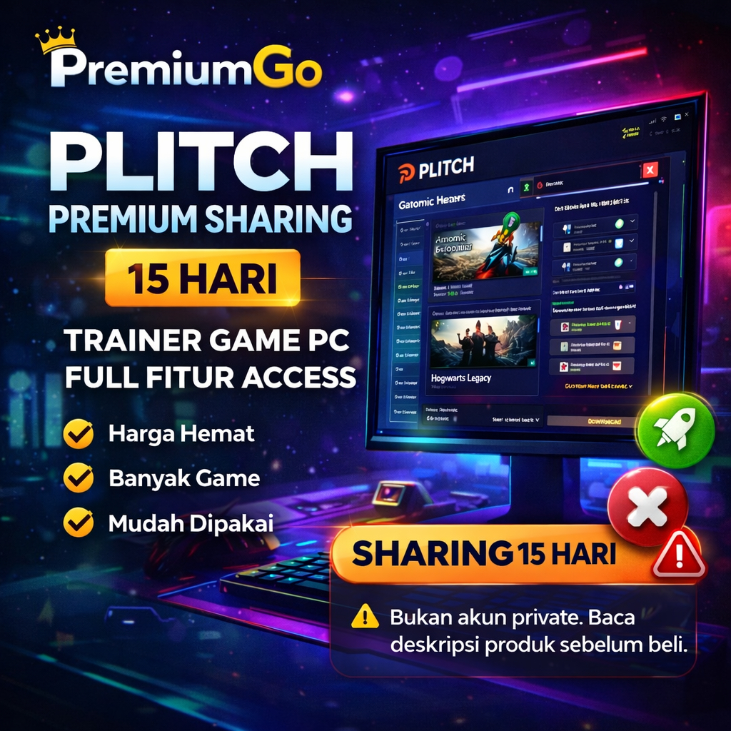 Jual Plitch Premium Sharing 15 Hari | Trainer Game PC | Shopee Indonesia