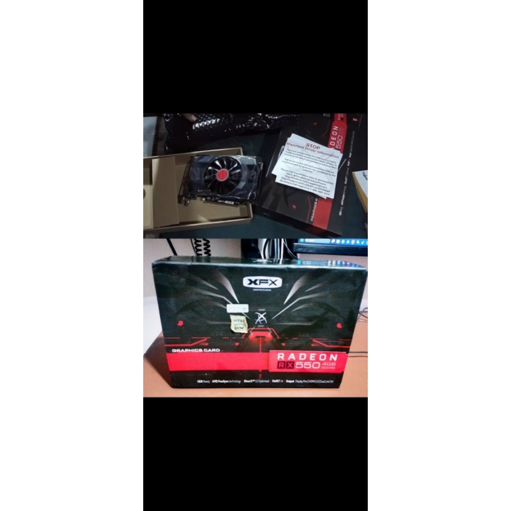Jual XFX RX 550 RADEON 4GB | Shopee Indonesia