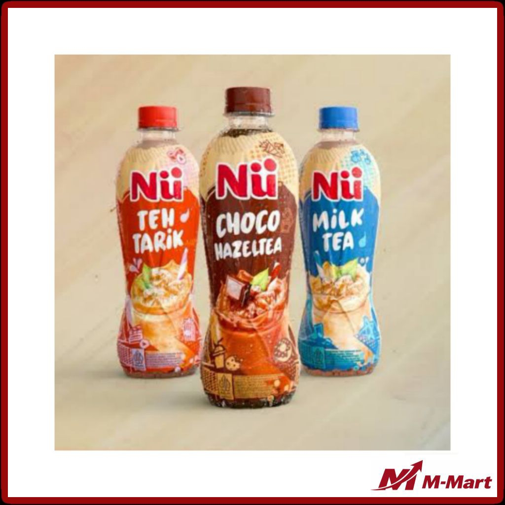 Jual NU Milk Tea, Choco Hazel Tea & Teh Tarik 330 ml 1 Dus isi 24 ...
