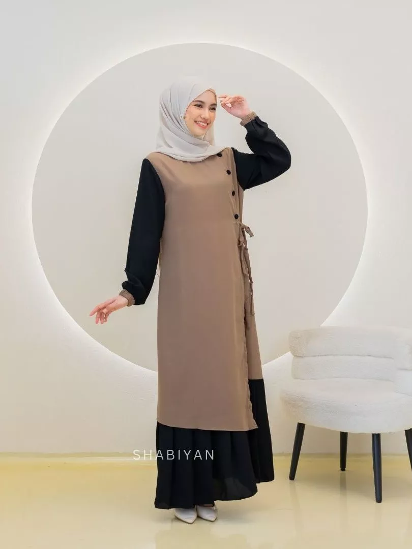 Gamis Remaja Gamis Wanita Polos Wollycrepe XS - Jumbo tampilan sederhana nyaman dipakai