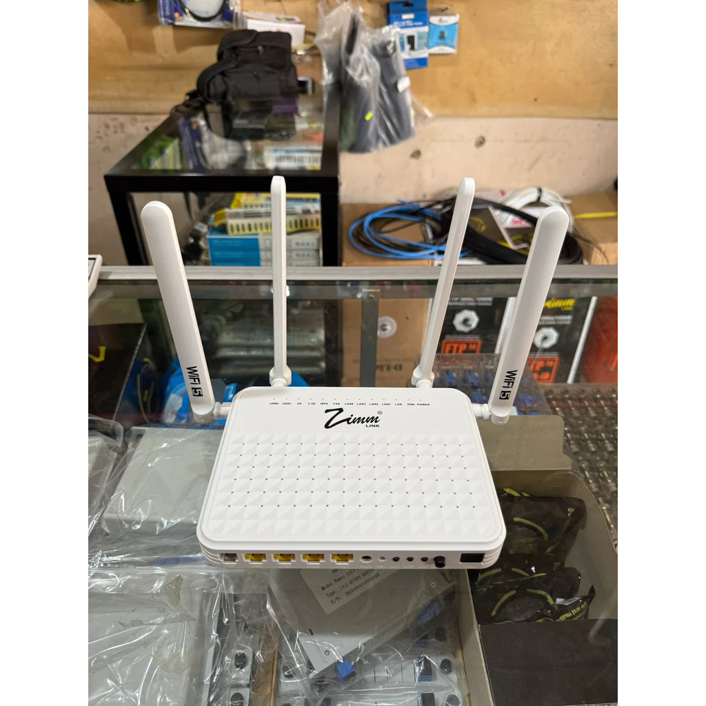 Jual epon gpon ont Modem Zimmlink ZL-4224X Postel 5G Dual Band zimm ...