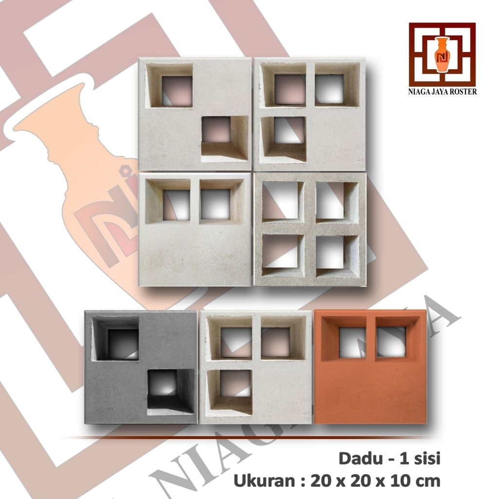 Jual NIAGA JAYA ROSTER - Roster Beton Minimalis, Model Dadu, Ukuran ...