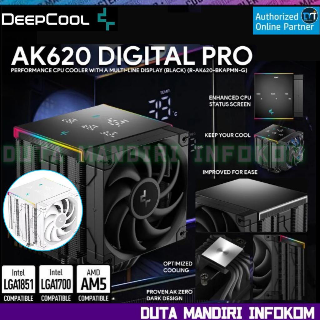 Jual DeepCool AK620 DIGITAL PRO - Dual Tower Air CPU Cooler with Visual ...