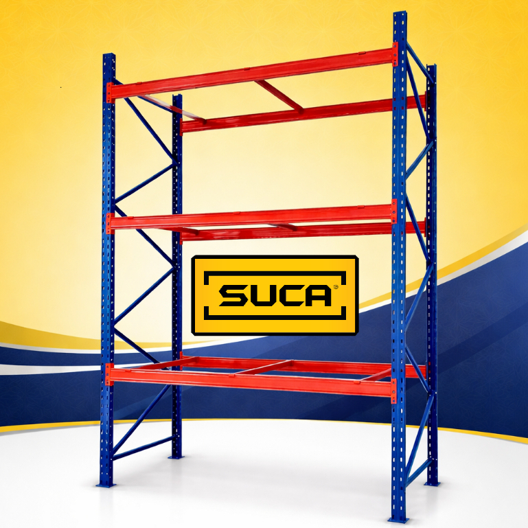 Jual SUCA PALLET RACKING 2 TON - RAK HEAVY DUTY 3 METER W120 2 Level ...