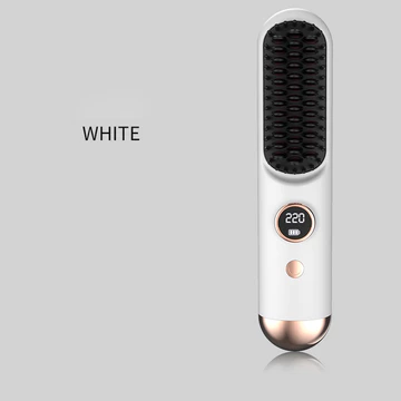 Nirkabel Elektrik Catok Portable Hair Pelurus Electric Hair Comb Straightener Desain Portabel