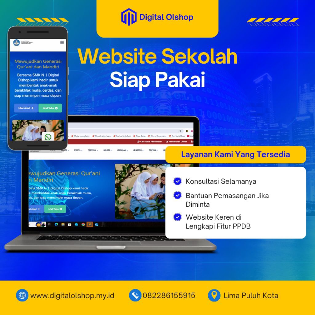 Website Sekolah Termurah, Online | Offline