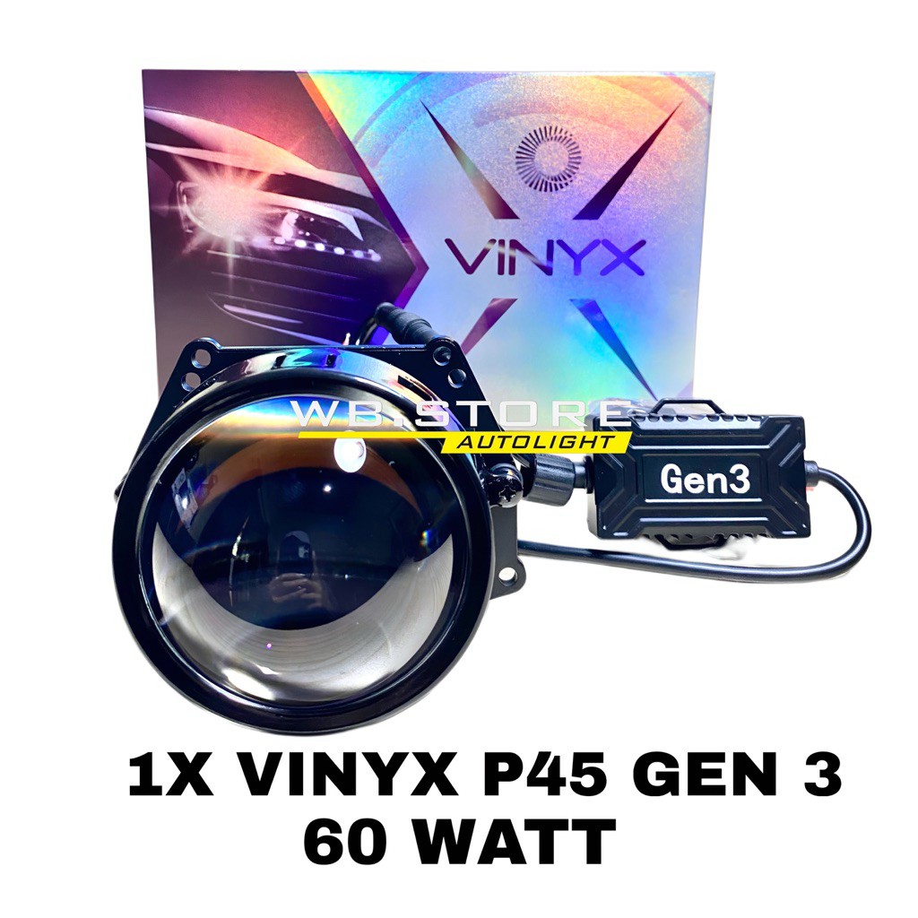 Jual [diskon spesial awal tahun]PAKET LENGKAP Biled VINYX P45 55 watt 3 ...