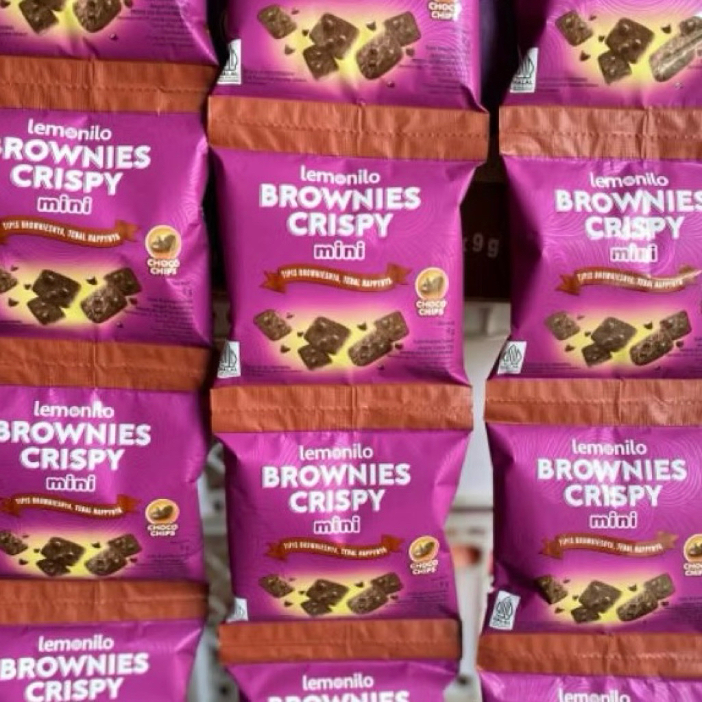 Jual Camilan Crispy Lemonilo Brownies Mini 1 Renceng - Rasa Cokelat ...