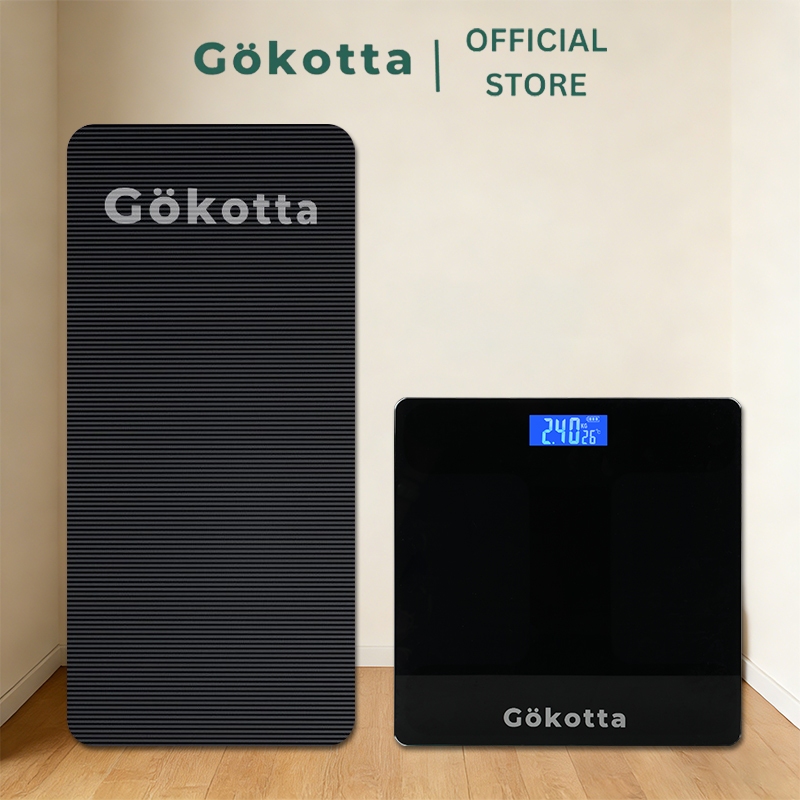 Jual GOKOTTA [SET] Matras Olahraga Dan Timbangan Berat Badan/ Timbangan ...