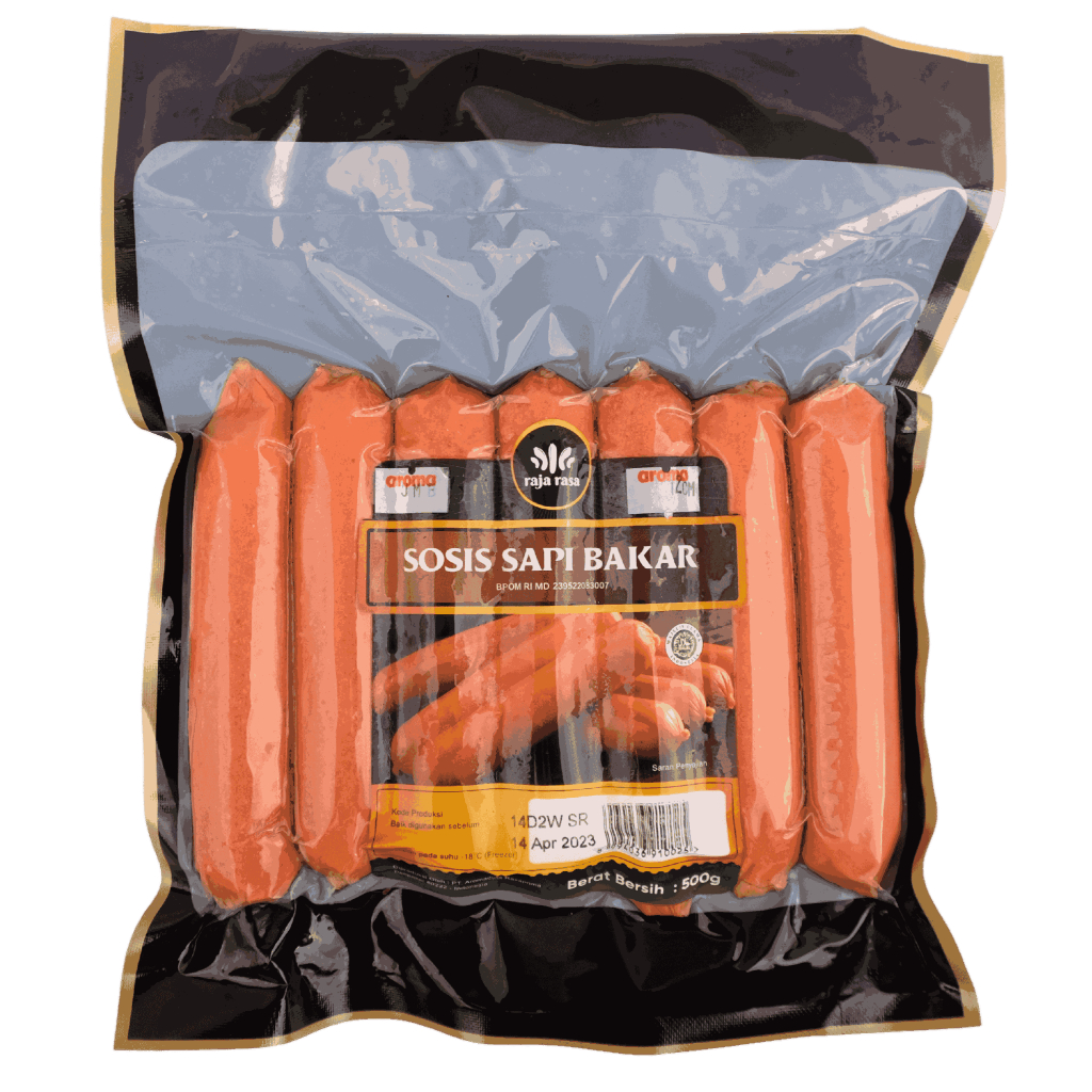 Jual Raja Rasa Sosis Sapi Bakar 12cm - 500gr | Shopee Indonesia