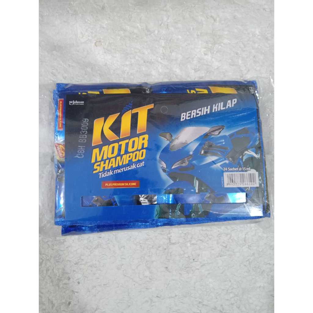 Jual Kit Shampo Biru Cuci Motor (1pack 24 Sachet @15ml) | Shopee Indonesia
