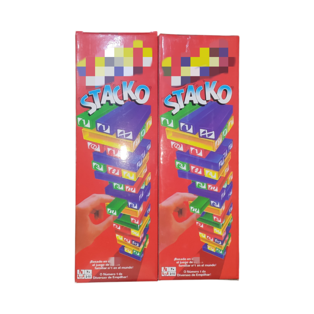 Jual Mainan Anak Susun Balok Stacko Games Keluarga Board Games | Shopee ...