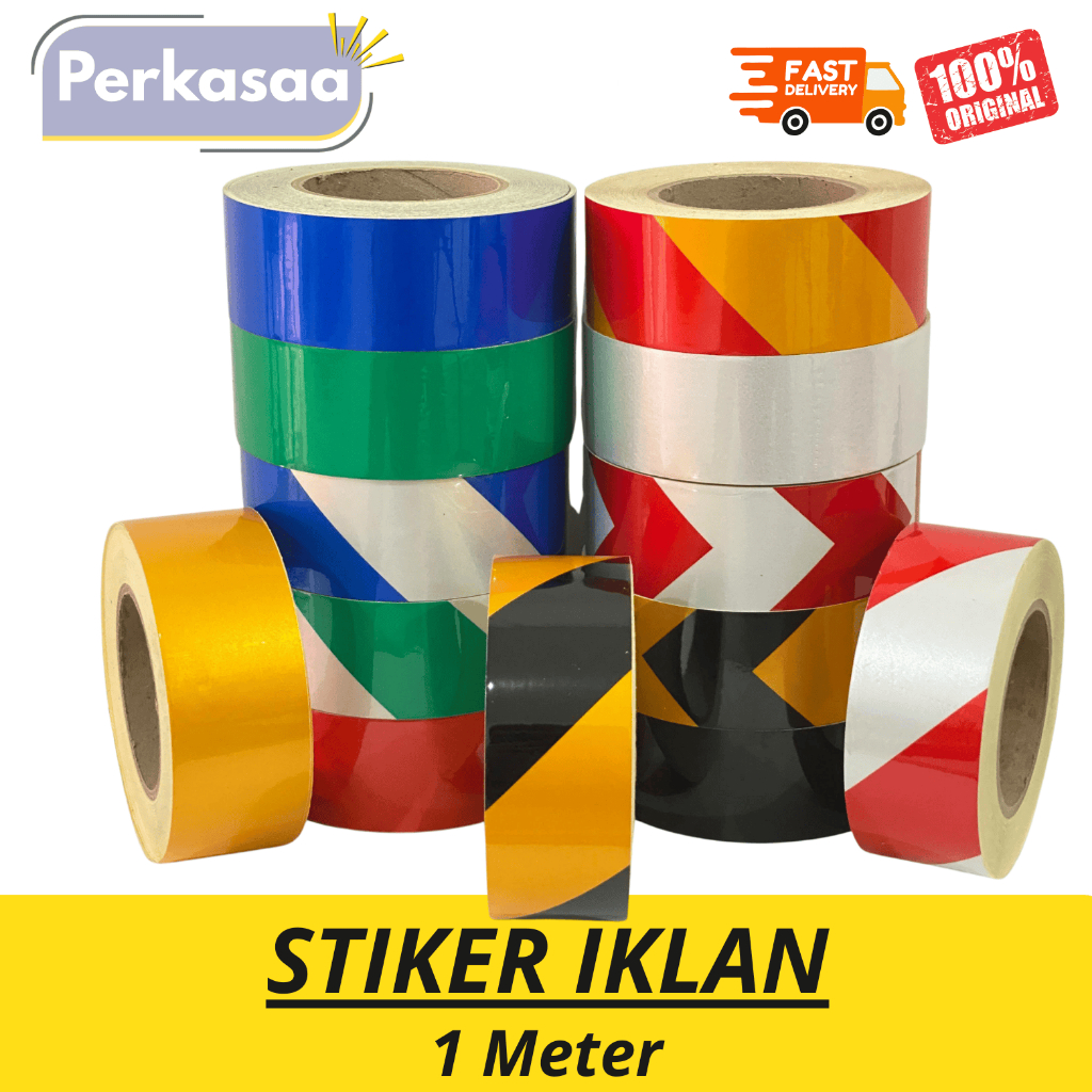 Jual Reflektor Sticker Rambu-rambu/ Marka Jalan Stiker Scotchlite ...