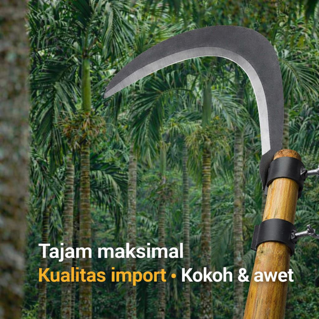 Pisau sabit sawit pisau pinang dahan tinggi batang tanaman impor