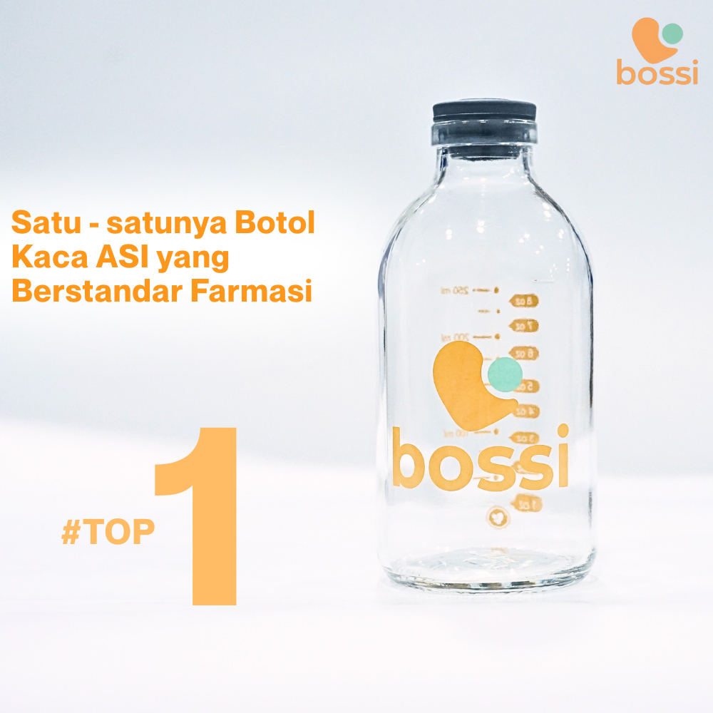 Jual Bossi - Botol Asi Kaca 100 ml 1 Box isi 4 Botol | Shopee Indonesia