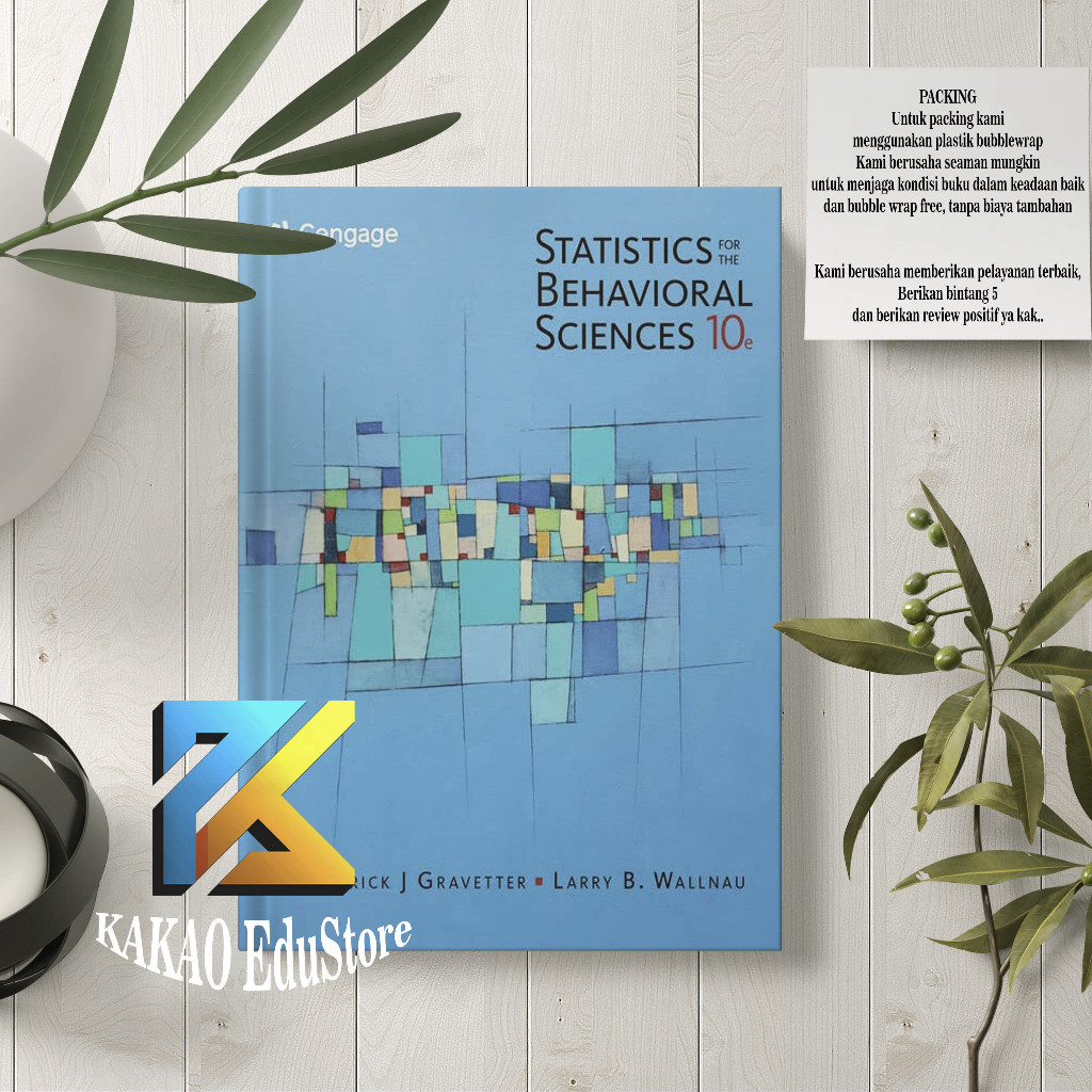Jual Statistics for the behavioral sciences Tenth Edition | Shopee ...