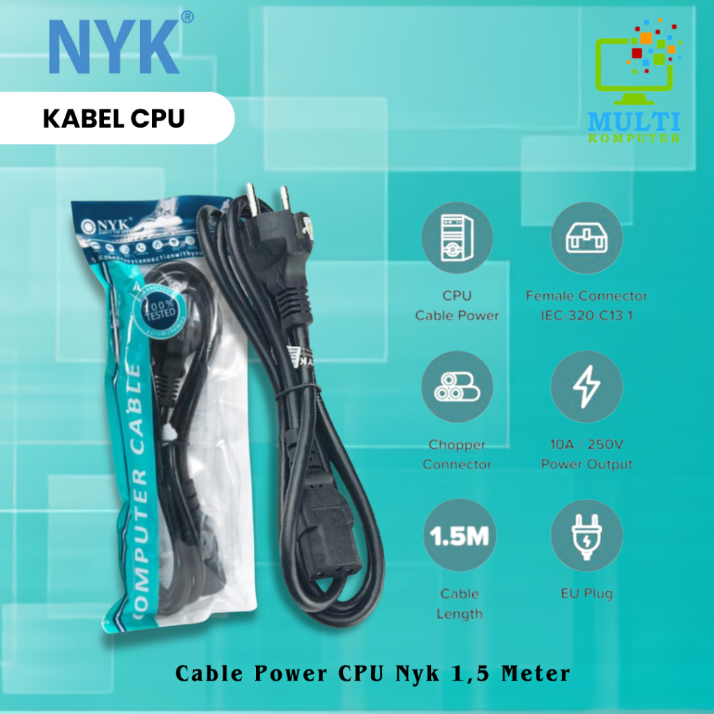 Jual Kabel Power PC/Komputer/CPU/Printer/UPS/Power Supply/LCD/Monitor ...