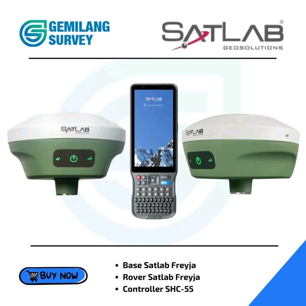 Jual GPS Geodetik SATLAB FREYJA | GNSS IMU-RTK | Shopee Indonesia