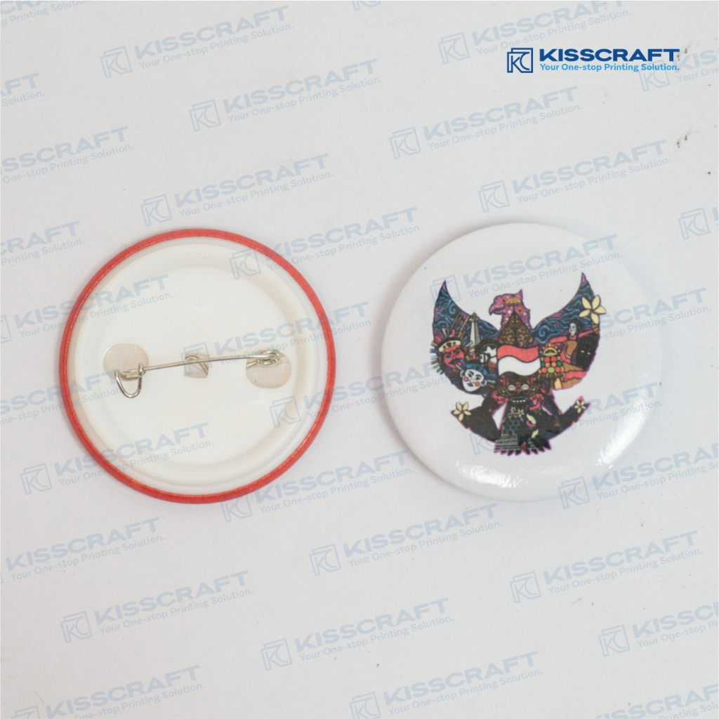 Jual Kisscraft - Custom Pin Peniti - 44 mm / 58 mm - Laminasi Doff ...