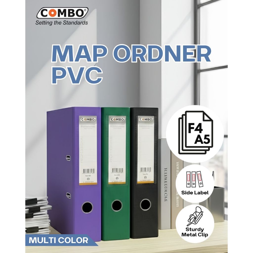 Jual Ordner Folio F4 Pvc / File Pvc 403 Combo | Shopee Indonesia