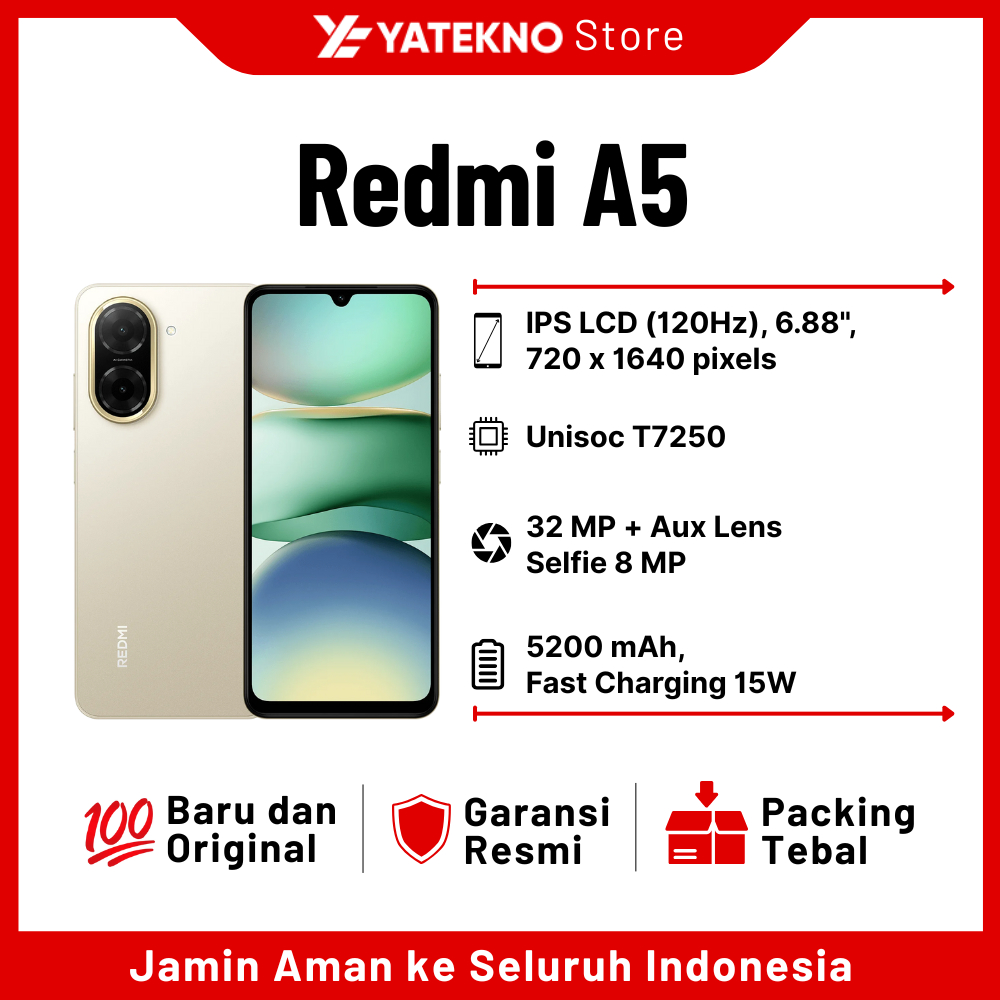 Jual Redmi A5 Terlengkap & Harga Terbaru Agustus 2026 | Shopee Indonesia
