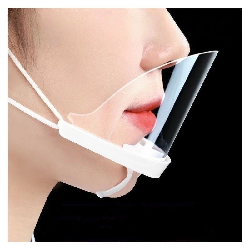 Jual Masker Penutup Mulut Transparan Chef Kantin Restoran / Masker ...