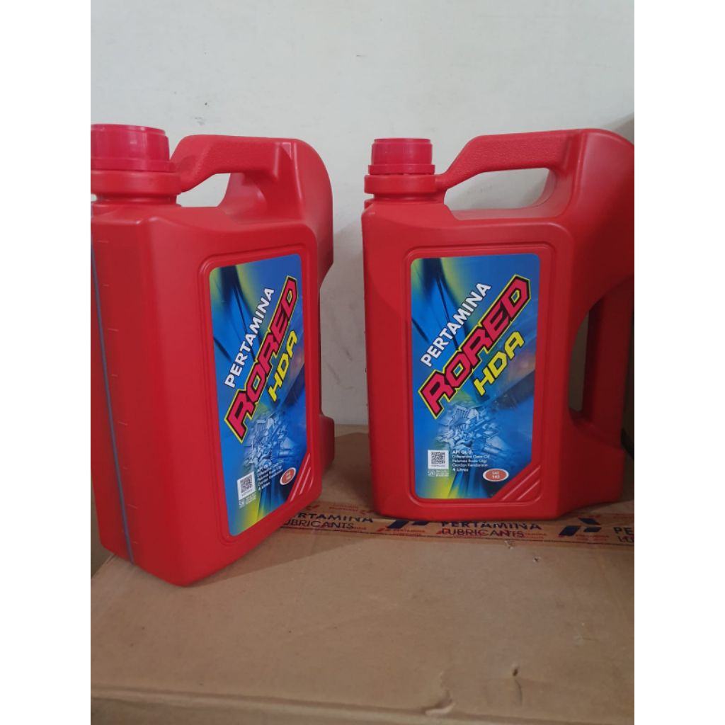 Jual Oli Oil Rored HDA 140 (4 Liter) Pelumas Oli Mesin Mobil | Shopee ...