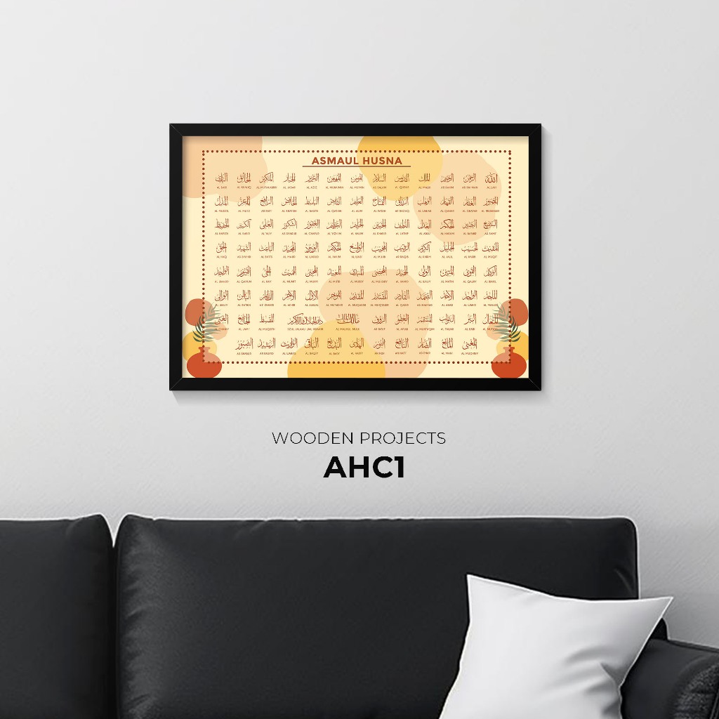Jual Wooden Projects Hiasan Dinding Frame Kayu Wall Decor Aesthetic ...